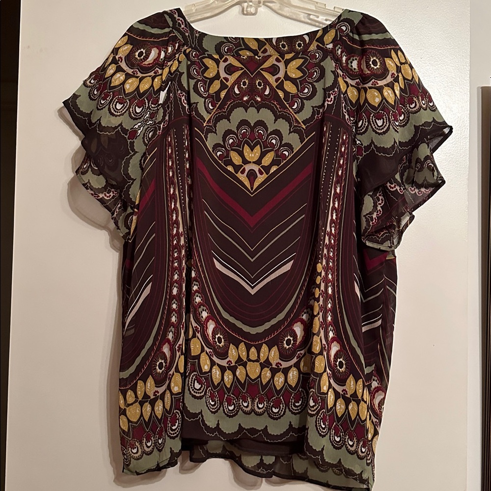 Bohemian Patterned Blouse